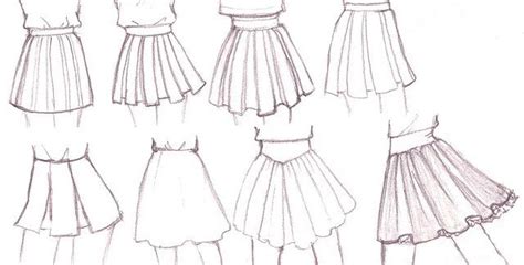 Skirt Drawing Ideas Drawing Anime Clothes Manga Tutorial Drawings