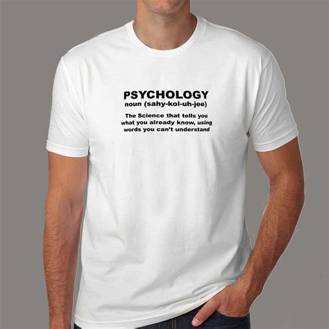 Psychology T Shirt For Men
