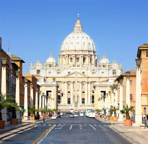 Ciudad Del Vaticano Roma Italia Imagen De Archivo Editorial Imagen