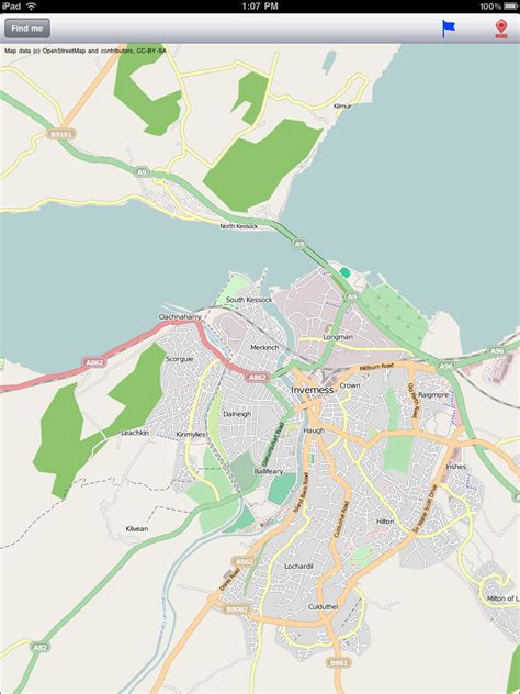 Mapa animados de escocia mostrando previsiones a 12 días y tiempo en vivo. Mapas de Inverness - Escócia | MapasBlog