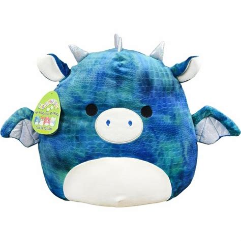 It is the 16 inch one, from smoke and pet free home. Squishmallows 16 Inch Plush | Dominic The Blue Dragon : Target