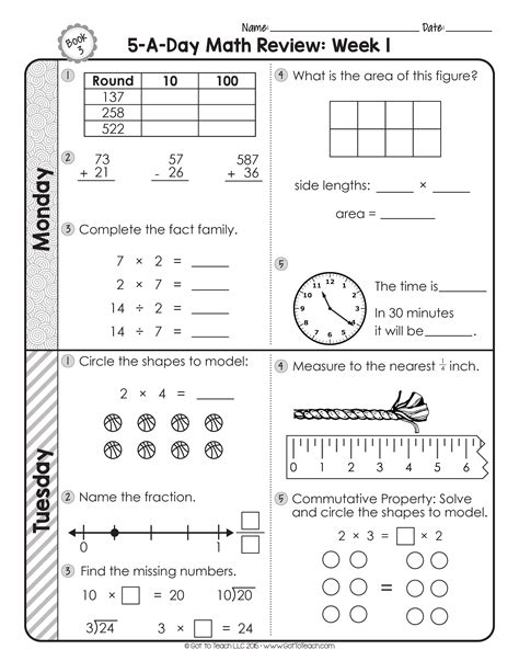 30 3rd Grade Math Review Worksheets Worksheets Decoomo