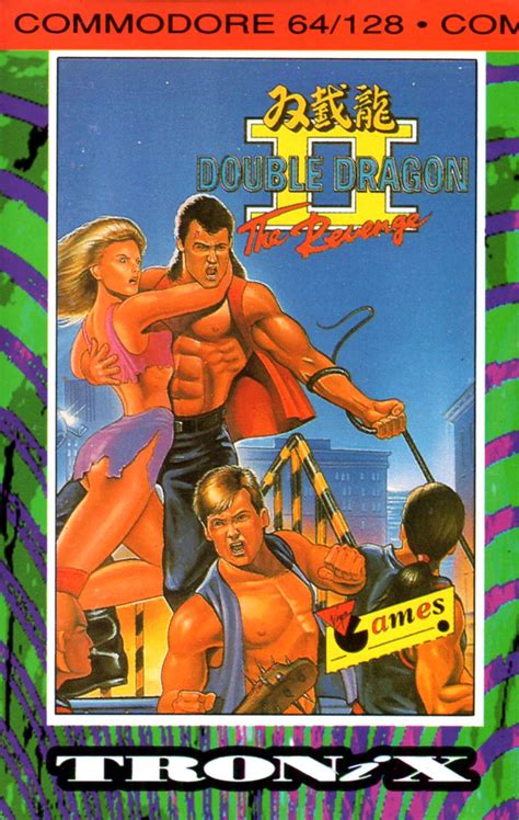 Double Dragon Ii The Revenge Commodore Box Cover Art Mobygames