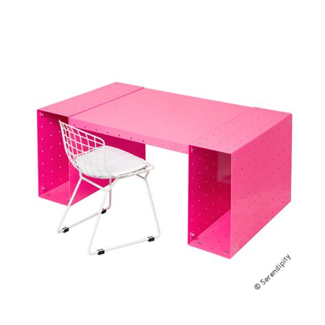 A Mini Desk Pink Desk Desk Mini Desk