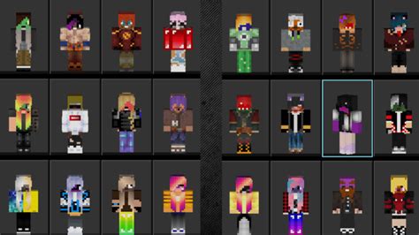 Mcpebedrock M Random Skins Pack 136 New Skins Minecraft Skins