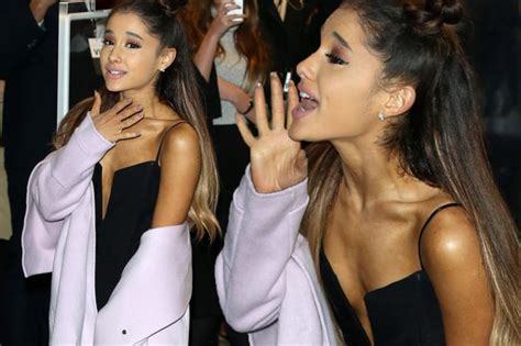Ariana Grande Suffers Awkward Fake Tan Fail During Meet And Greet