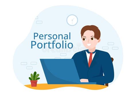 Personal Portfolio With Profile Data Resume Or Self Improvement To