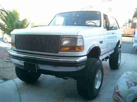 Buy Used 1994 95 96 Ford Bronco Xlt 4x4 Custom Built In