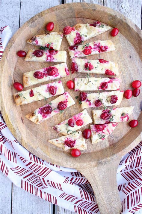 Get the recipe at peas and crayons. Three Cheese Cranberry Flatbread | Krazy Kitchen Mom