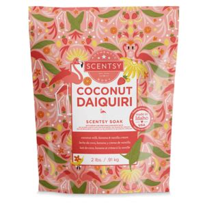 Coconut Daiquiri Scentsy Bath Soak | Summer 2021 | Incandescent.Scentsy.us in 2021 | Daiquiri ...