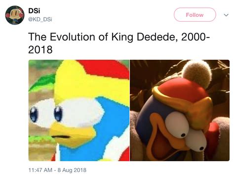 Evolution Laughing King Dedede Know Your Meme