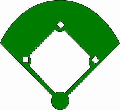 Field Baseball Diamond Clipart Template Vector Clip