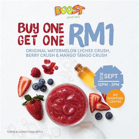 Let's juice forget about 2020 and reboost the year 2021 with our new watermelon drinks! Boost Juice Bars Malaysia Buy 1 Get Another for RM1 only