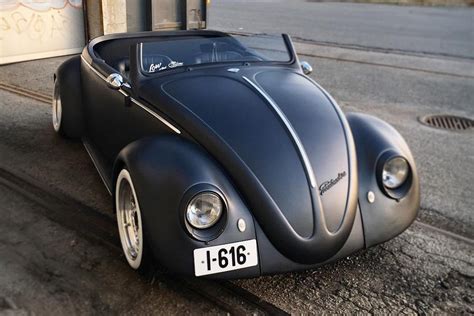 This Volkswagen Beetle Wrapped In Matte Black Is Worthy Of Being Batman
