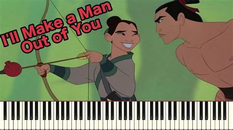 I Ll Make A Man Out Of You From Mulan [synthesia Piano Solo] Youtube