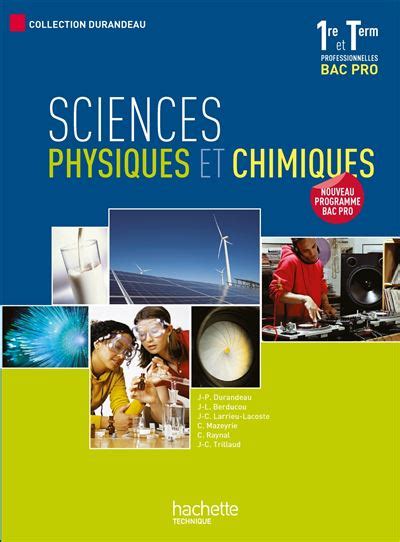 Sciences Physiques Et Chimiques 1re Et Term Bac Pro Livre élève Ed