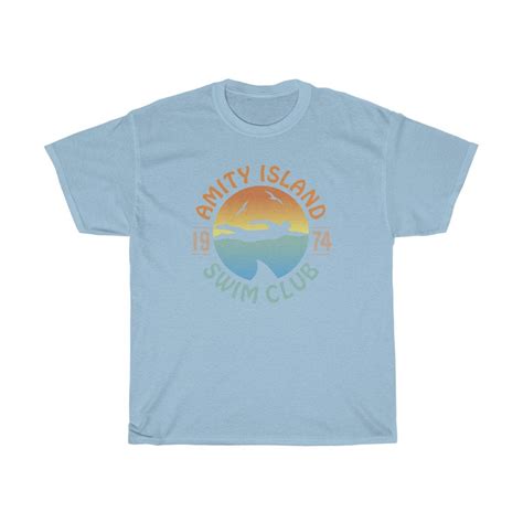 Amity Island Swim Club 1974 T Shirt Etsy