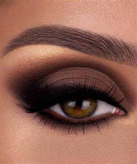 65 Pretty Eye Makeup Looks Beautiful Brown Smokey