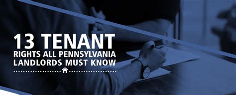 Tenant Rights All Pennsylvania Landlords Must Know