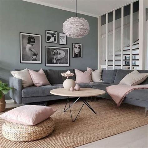 How To Decorate A Grey And Blush Pink Living Room Decoholic Living