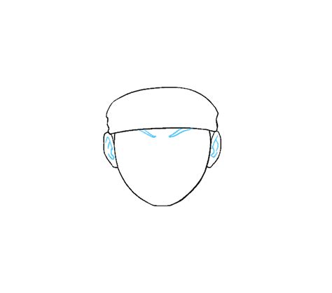 Anime Naruto Headband Drawing