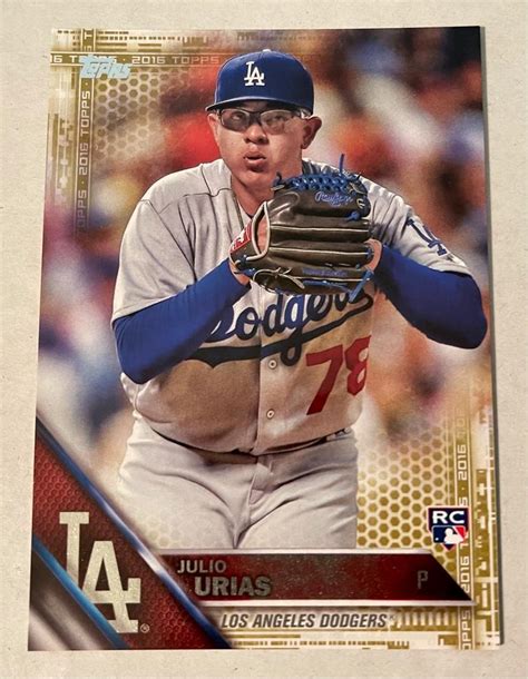 Topps Update Julio Urias Gold Rc Blowout Cards Forums