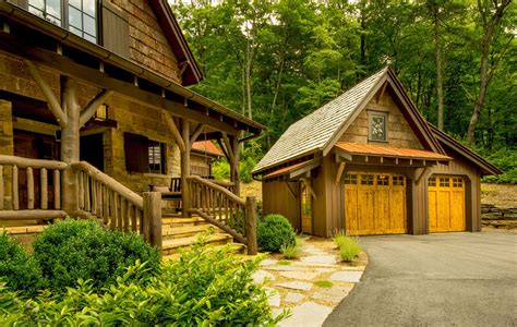 Built By Chinquapin Builders Inc Cashiers Nc Garage Style Outdoor
