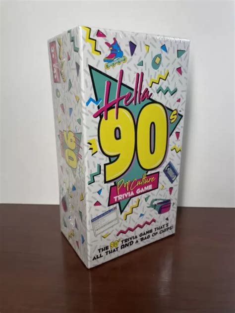 Hella 90s Pop Culture Trivia Game By Buffalo Games New Sealed 910