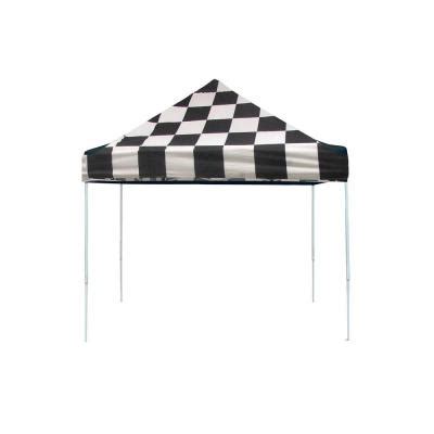 Display goods or protect guests with the shelterlogic 10' x 15' pro series pop up canopy. ShelterLogic Pro Series 10 ft. x 10 ft. Checkered Flag ...
