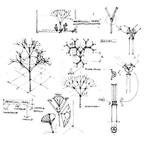 Foldable Tree Architecture Concept Drawings Concept Architecture