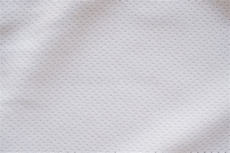White Fabric Sport Clothing Football Jersey With Air Mesh Texture