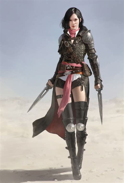Assassin Girl High Fantasy Fantasy Women Fantasy Rpg