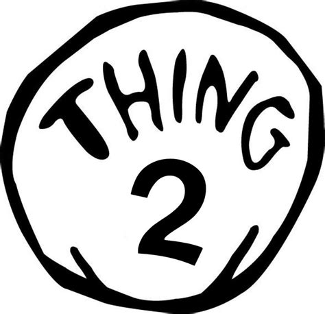 Thing 1 And Thing 2 Printable Free
