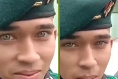 Viral Mata Hijau Pria Tampan Berseragam Tni Di Aceh Bikin Hati Netizen