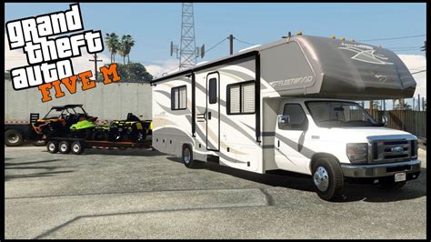 Gta 5 Roleplay Camping Trip In Grandmamas New Bingo Rv Pt1 Ep