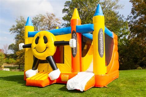 Smiley Crayon In Combo Air Bounce Inflatables Party Rentals In