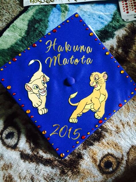Lion King Graduation Cap Hakuna Matata ️ Graduation Cap Decoration