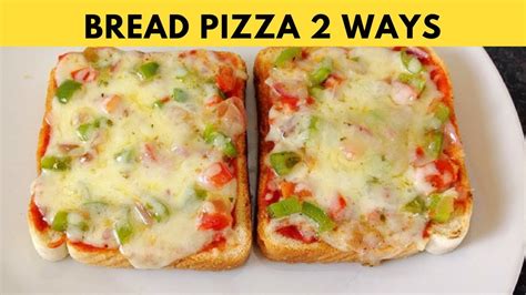 Greek pita bread is an ingredient always present in my fridge or my freezer. Bread Pizza Recipe On Tawa | 2 Ways Bread Pizza Tawa ...