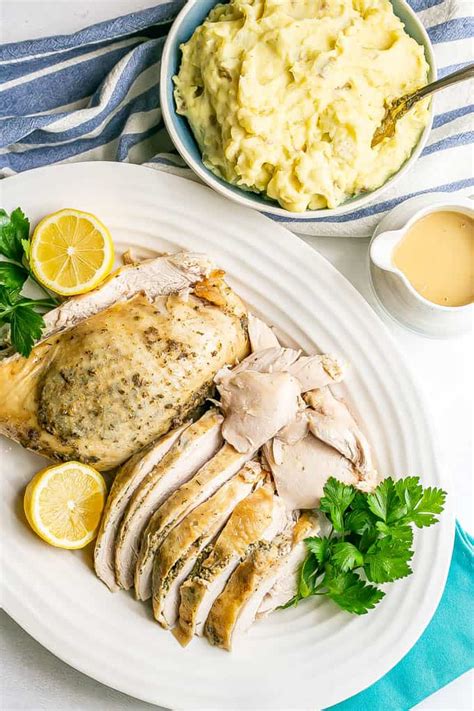 Roll turkey up closing neck and tail ends together (each slice of the roll will have both dark and white meat), securing with toothpicks or wooden skewers to hold in place. Cooking Boned And Rolled Turkey Breast - Free Range Bronze ...