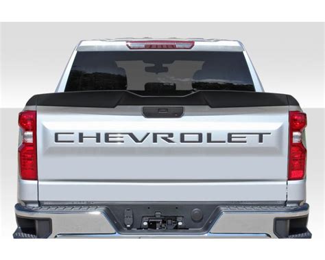 2019 2023 Chevrolet Silverado Duraflex Tornado Rear Tailgate Wing