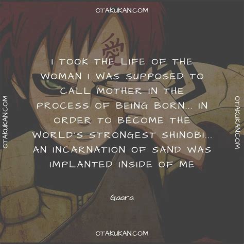 Best Gaara Quotes From Naruto Shippuden Otakukan