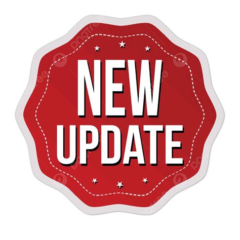 New Update Label Or Sticker Symbol Promotion Online Vector Symbol