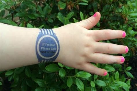 A Cool Temporary Tattoo That Keeps Kids Safe