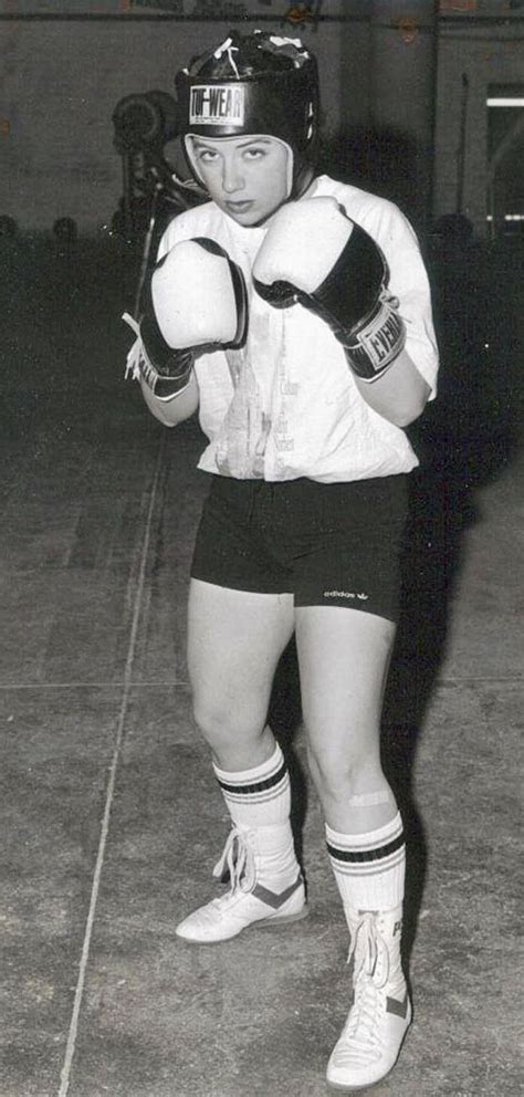 Vintage Photo Of Woman Boxer