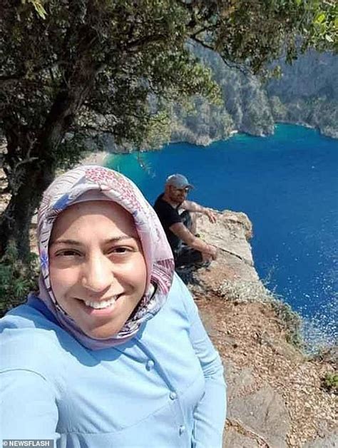 Turkish Man Poses With His Pregnant Wife Before He Threw Her To Her