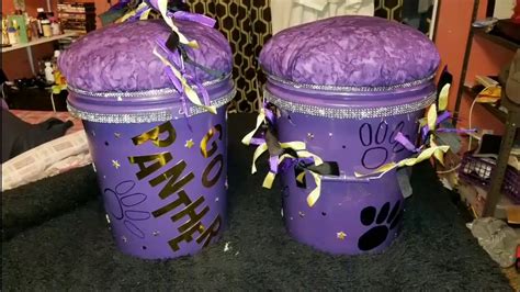 How To Make A Cheer Bucket And Storage Youtube