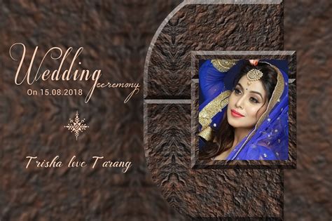 Wedding Album Dm Cover Page Design Psd Free Download 2021