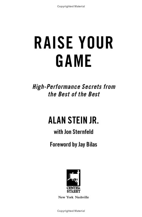 Raise Your Game High Performance Secrets From The Best Of The Best