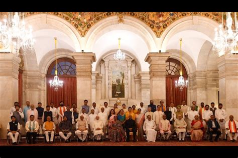 43 ministers take oath in major reshuffle in India's Union Government ...