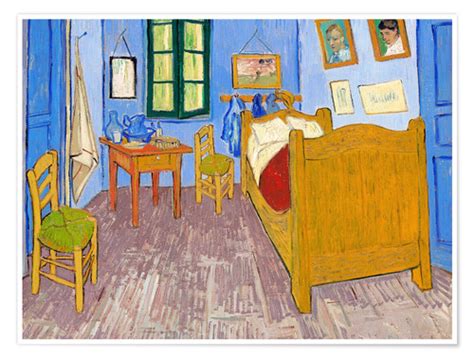 Le 28 et le 29 juillet 1890, theo van gogh y assiste aux derniers moments de son frère vincent. Posters et tableaux de La Chambre de Van Gogh à Arles ...